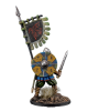 Viking with banner